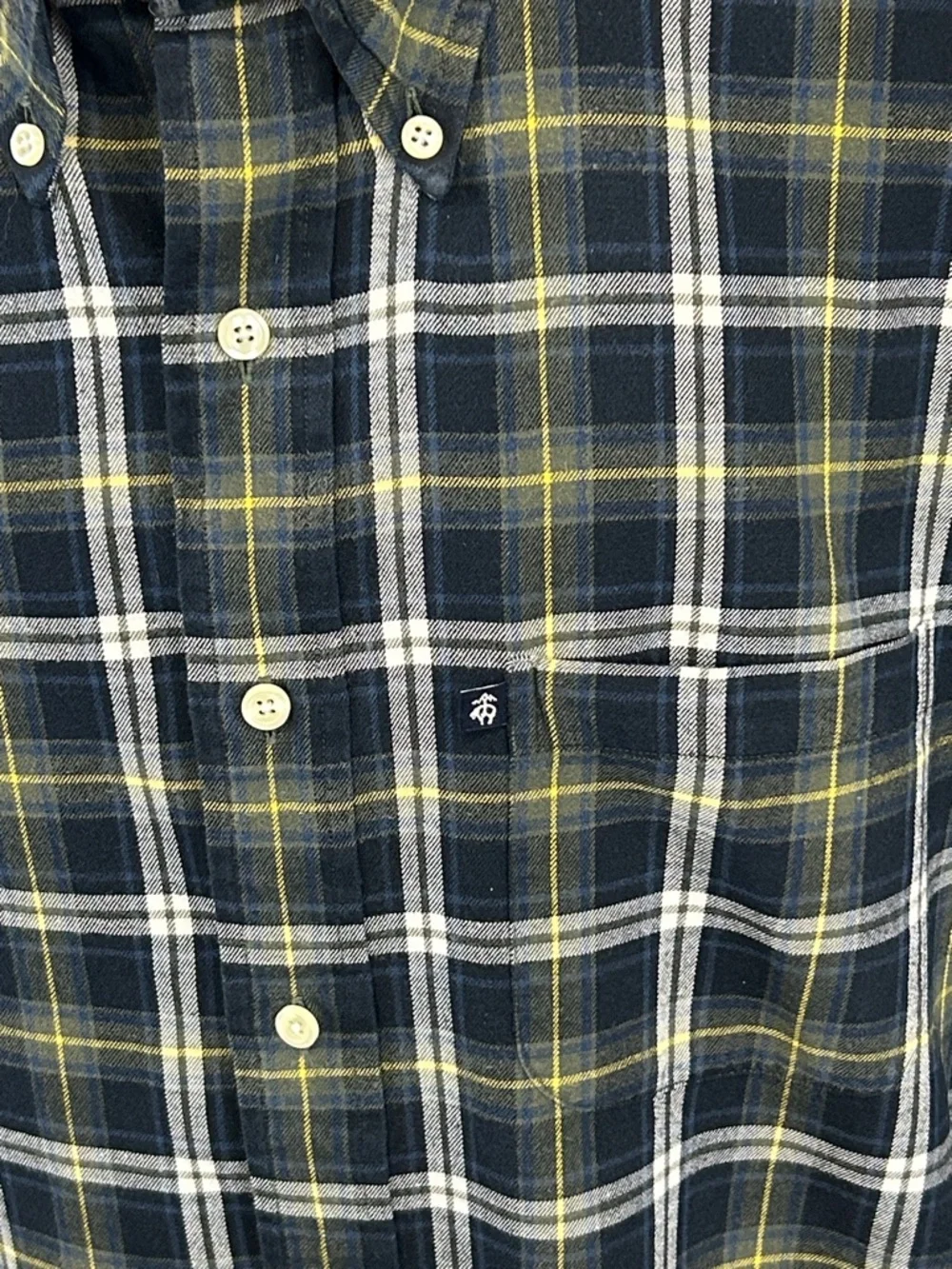 Brooks Brothers Long Sleeve Button Down Collar Flannel Shirt.  XXL - Picture 4 of 7